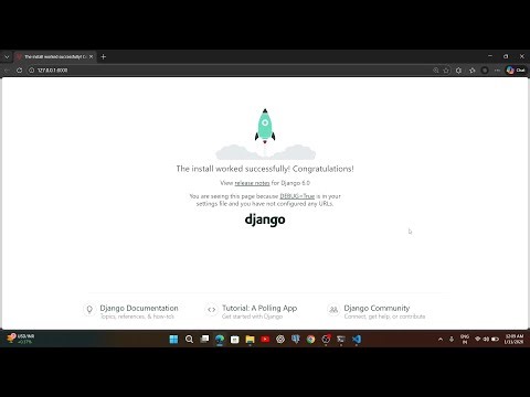 Django Tutorial for Beginners | Install Django & Create First Project Step by Step