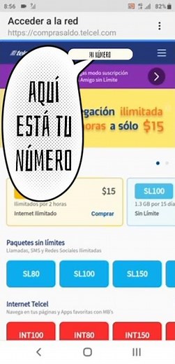 Cómo saber el número de un CHIP TELCEL (sin saldo)