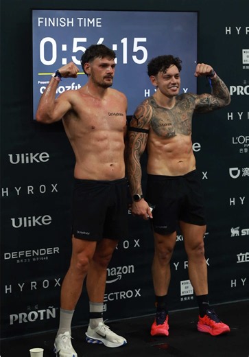 Hyrox Beijing Day 2 — Pro Doubles Hit Out with the Broski
