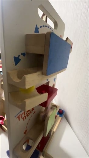 Marble Run☆Wooden Trix Track - Full of gimmicks♪Marble Run Race