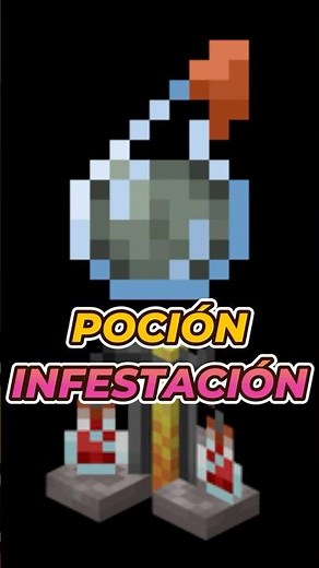 Como conseguir la POCIÓN DE INFESTACIÓN 🪄 en MINECRAFT #minecraft #tutorial #granja