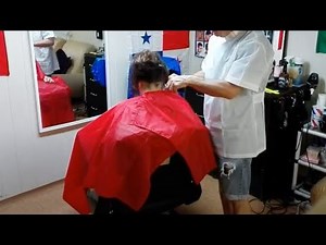 Woman's barbershop nape shave ✂️💈