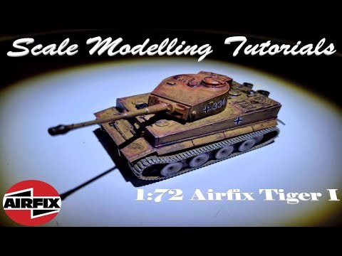 Episode 1 - 1:72 Airfix Tiger I Tank with Weathering - Scale Modelling Tutorials