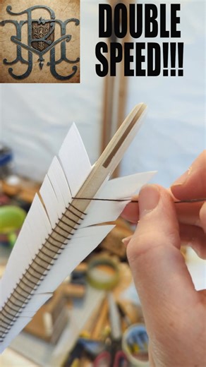 Binding a Medieval style arrow... #arrows #fletcher #bowsandarrows | Richard Head Longbows