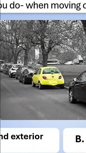 Moving off safely #drivingtestpractice #automobile #drivingexam