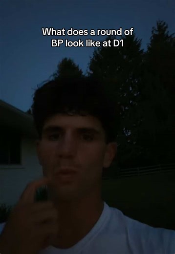 D1 Baseball Player's Batting Practice