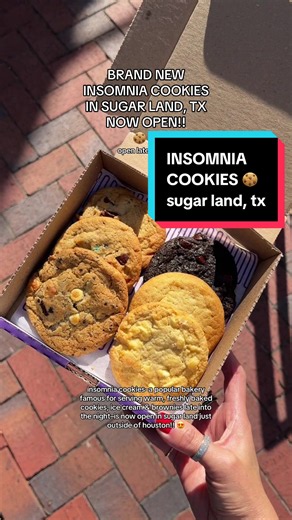 Insomnia Cookies Sugar Land TX — New Warm Cookies & Ice Cream