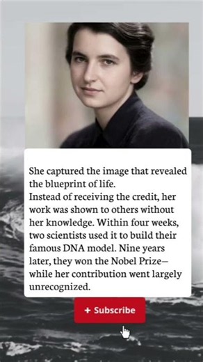 The Woman Behind DNA's Greatest Discovery | Rosalind Franklin's Untold Story