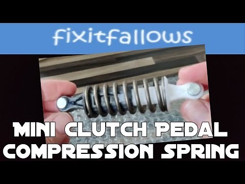 F60 Mini heavy clutch pedal fixed ( compression spring fitted )