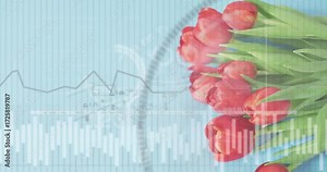 PAUSE label appearing triggers waveform scrolling and bar charts growing visualizing tulip metrics