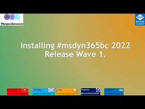 Installation - BC20 Dynamics 365 Business Central 2022 Wave 1.