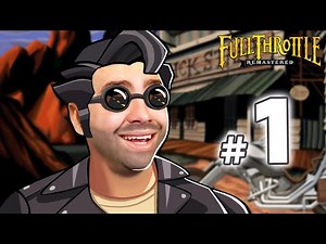 alanzoka jogando Full Throttle Remastered - Parte 1