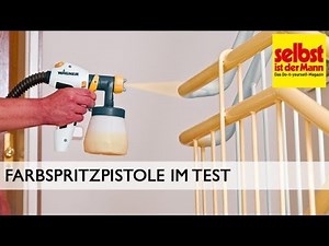Farbspritzpistole im Test