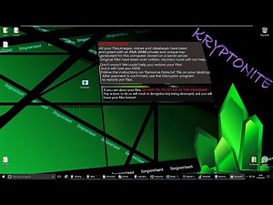 Ransomware Analysis: 9 - Kryptonite