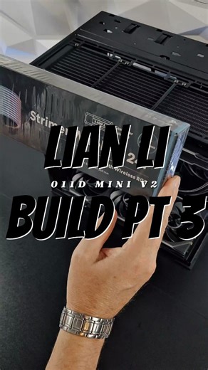 Cyber Buildz on Instagram: "Lian Li 011D Mini V2 Build Part 3 Good Morning IG! Happy Wednesday! Today we have part 3 of our stunning Lian Li 011D Mini V2 Build! Here we install the stimmer from @lianliofficial and the power supply from our friends @xpg_na and @adata_na we also add the beautiful @aorus_official RTX 5070Ti Master. Keep watching to see this build come alive! 👑 Official Member Of @royalty.rgb Check Out These Other Great Accounts @altronix.ch @i_create__1 @mrstartech @jk_visualss_ L
