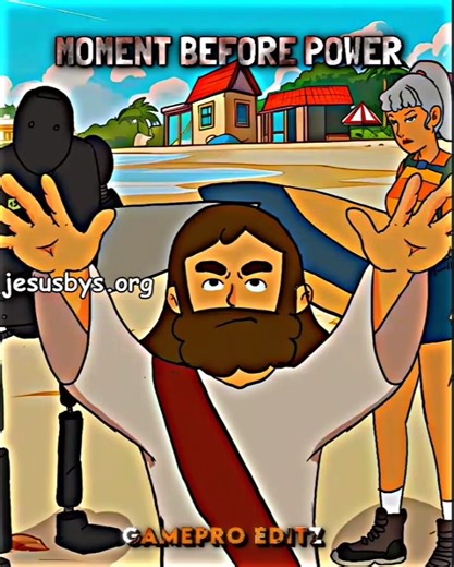 JESUS ANIMATION ✝️ ©️‪@JesusBYS‬ #edit #jesus #loveyoujesus#god #shorts #viral#animation