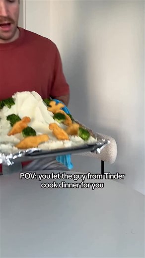 Bryan Baker on Instagram: "Find me on @tinder if you want me to cook my special dinner for you #tinderpartner"