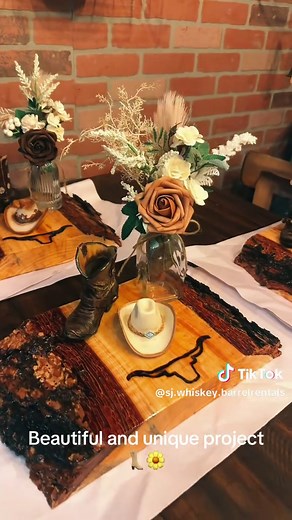 Unique Cowboy Boot Wedding Centerpiece Project 👢🌼