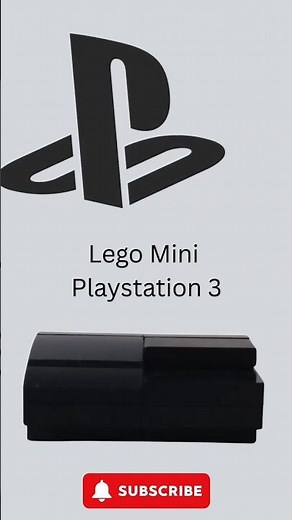 Mini Lego PlayStation 3 #moc #lego #legobuilds #legomoc #gaming #playstation3 #ps3 #retrogaming