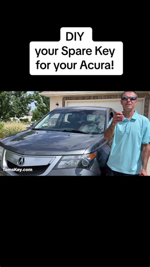 Its so easy to program your spare Acura key — anyone can do it! #Tomskey #sparekey #carkey #cartok #cartips #diy #program #acura #howto #doityourself