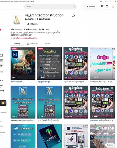 SA Architect & Construction នៅលើ TikTok