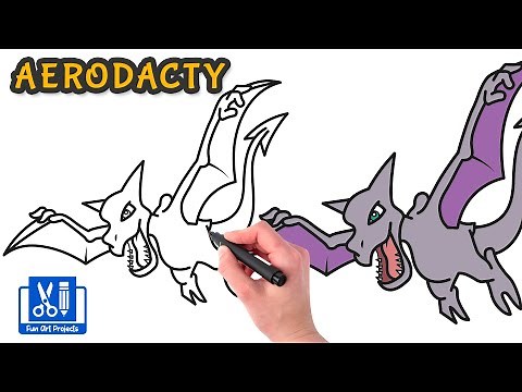 How To Draw Aerodactyl | Draw Pokemon Easy Step By Step