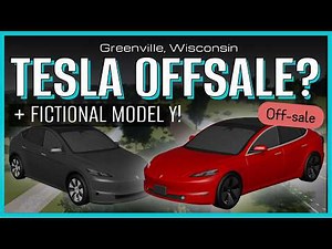 Tesla Model OFFSALE, Fictional 3 SERIES and more Update Information! | Greenville Roblox