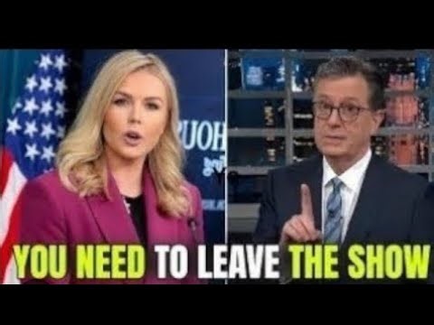 Karoline Leavitt Kicked Off The Late Show with Stephen Colbert After Explosive Clash