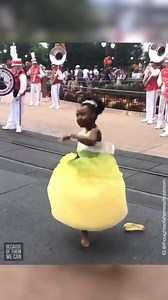 Disney we found your next princess! After her surprise Princess Tiana makeover to celebrate her 8th birthday at Disney World, Sydney was ready for her moment! It’s safe to say she danced like no one was watching! credit: @becauseofthem #princesstiana #princesstianacosplay #disneyprincesses #blackgirlsrock #disneyprincesscosplay #disneyprincess | CurlCap