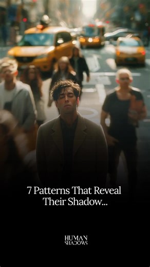 Most people don’t reveal their shadow by accident. They reveal it through patterns. Not words. Not apologies. Not promises. Patterns. Here are 7 to pay attention to: 1. Emotional whiplash Warm one moment, cold the next. Instability is the shadow’s favorite mask. 2. Blame before reflection Their ego protects the wound by attacking first. 3. Selective empathy They’re kind when it benefits them — not when it costs them. 4. Disappearing when you need clarity Avoidance is a confession that can’t spea