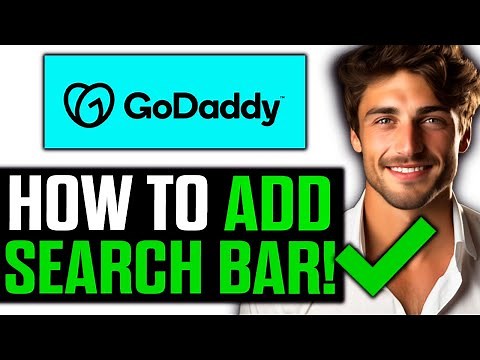 How To Add a Search Bar in GoDaddy Website Builder? (2025)