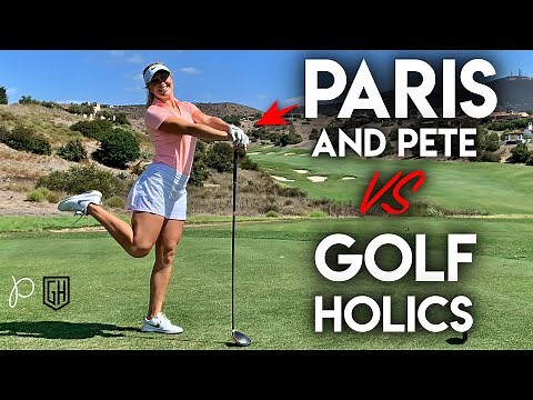 Me and Paris Vs Golfholics in California! Nine Hole Course Vlog