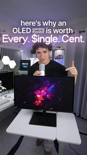 Why OLEDS are worth the money even for the expensive price #oled #hyperx #monitor #gamingmonitor #qdoled