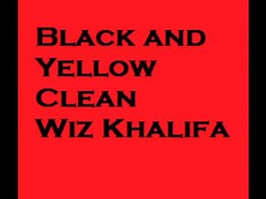 Black and Yellow Clean Version