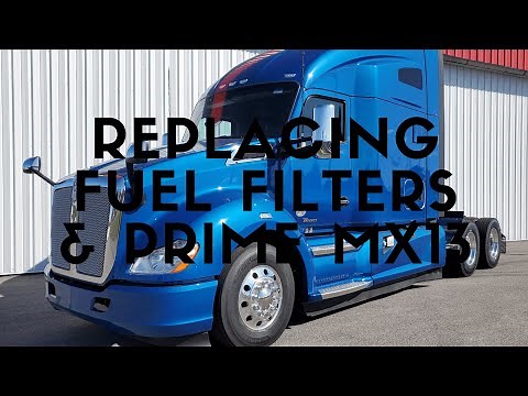 Paccar MX-13 Changing Fuel Filters and Priming The Engine