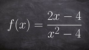 How to identify vertical and horizontal asymptotes with holes
