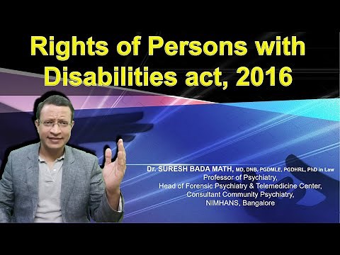The Rights of Persons with Disability Act, 2016 (RPWD Act, 2016) of India