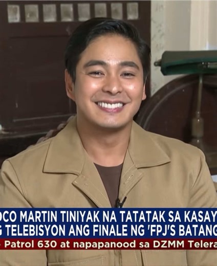 EXCLUSIVE: Coco Martin, inanunsyo ang nalalapit na pagtatapos ng #FPJsBatangQuiapo! 🙏🏻🔥 #FPJsBatangQuiapo gabi-gabi, 8PM sa Kapamilya Channel sa ALLTV2, sa cable at sa iWant. Mapapanood din sa A2Z, Kapamilya Online Live at sa TFC.