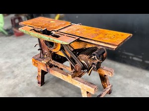 Restoring Completely a Miniature Antique Woodworking Machine // Breathing New Life into History