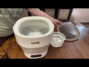 VIVIYA 13L Portable Washing Machine, Mini Foldable Washer Perfect for Apartments, Travel and Hotels