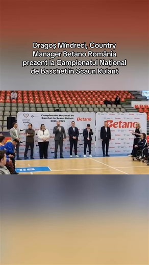 Dragoș Mîndreci, Country Manager Betano România, sponsor principal, prezent la Campionatul Național de Baschet în Scaun Rulant Betano Romania #ProSport | ProSport