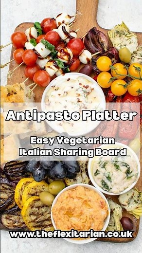 Antipasto Platter: Easy Vegetarian Italian Sharing Board
