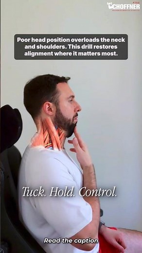 Fix Neck & Shoulder Posture With Chin Tucks