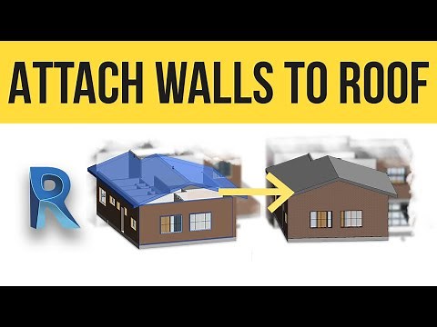 Revit – How to Attach Walls to Roof