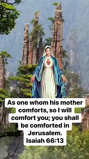 As one whom his mother comforts, so I will comfort you ( Isaiah 66:13 ) | Bible Verses Daily