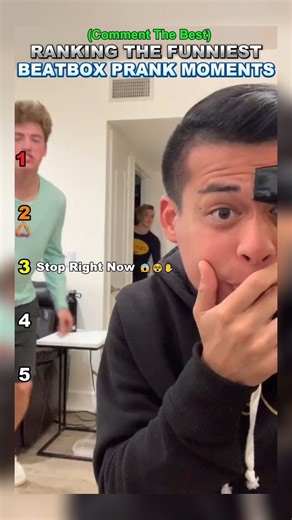 Ranking The Funniest Beatbox Prank Moments 🤣 #BeatboxPranks #FunnyShorts #ComedyGold