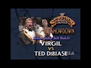 Million Dollar Belt Virgil vs Ted DiBiase Survivor Series Showdown Nov 24th, 1991