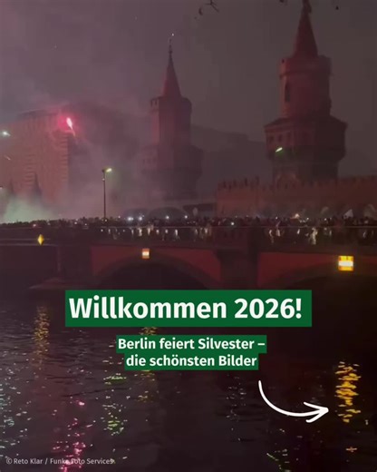 Hello 2026! ✨ So schön war die Silvesternacht in Berlin. Wie habt ihr ins neue Jahr gefeiert? 🥳