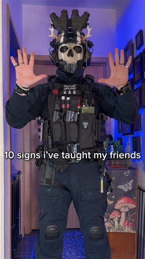 10 signs I’ve taught my friends. Slow down the video speed to practice each one with me. These are 10 ASL signs and phrases related to immigration and ICE encounters that I believe more people should know. and I know I’ll get sh!t for posting this but no one deserves to live in fear. everyone deserves to feel safe and know how to communicate when it matters. 1. Immigration 2. ICE 3. ICE is here 4. ICE is following us 5. ICE recently left 6. ICE is coming 7. Warn others 8. Call my family 9. They 