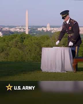 Missing man Table Ceremony at Arlington National Cemetery #history #military